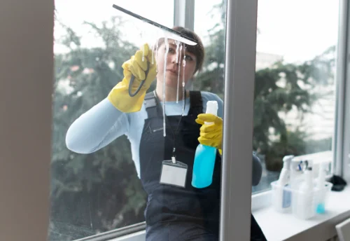 Nettoyage de vitres intérieures et extérieures à Breux-Jouy